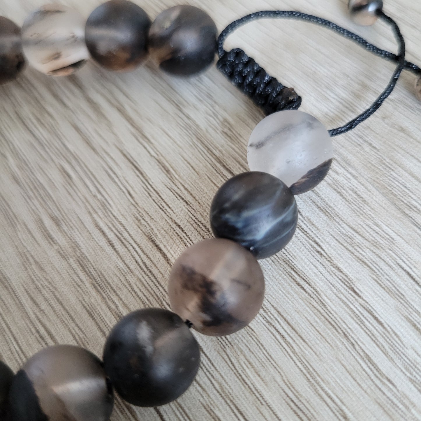 BLACK WATERMELON QUARTZ 12MM PULL CORD