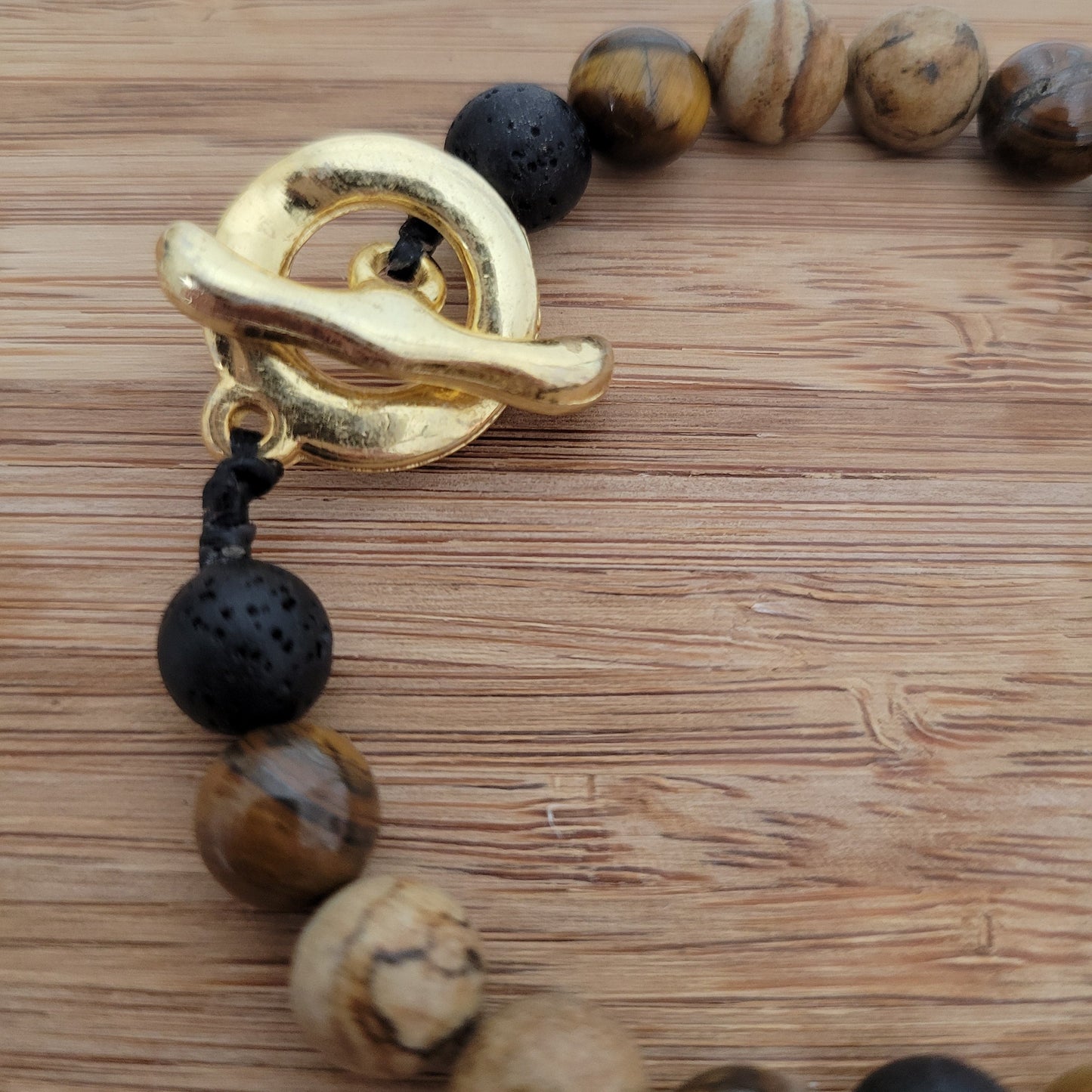 UNITY MIXED STONE TOGGLE BRACELET