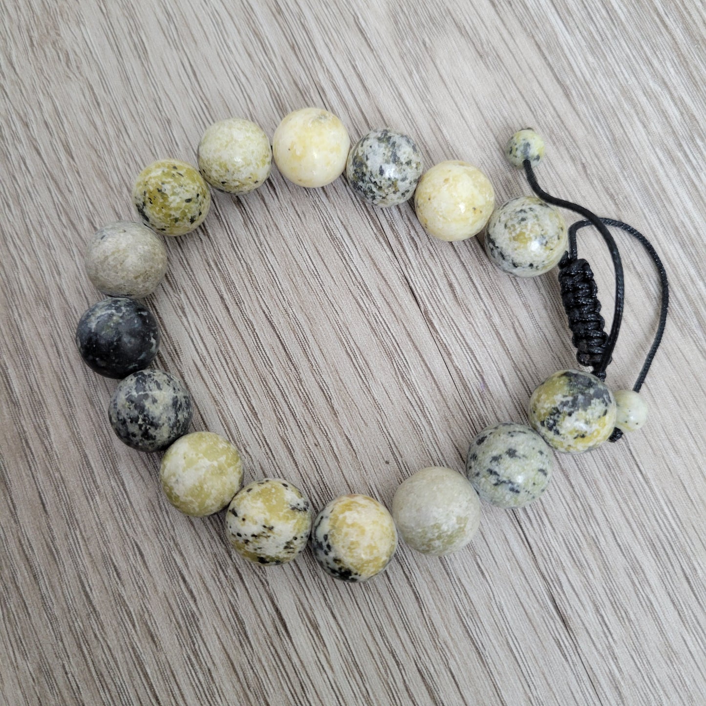 GRASS YELLOW TURQUOISE 12MM PULL