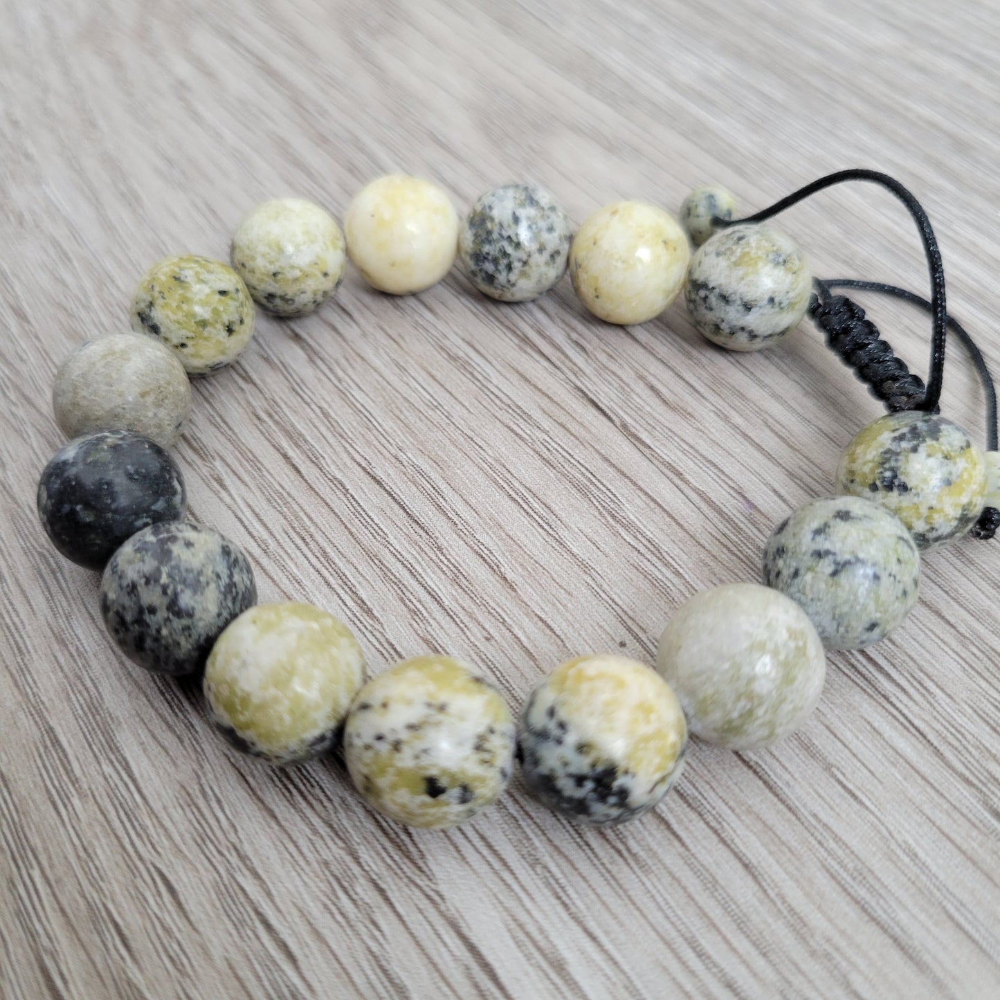 GRASS YELLOW TURQUOISE 12MM PULL