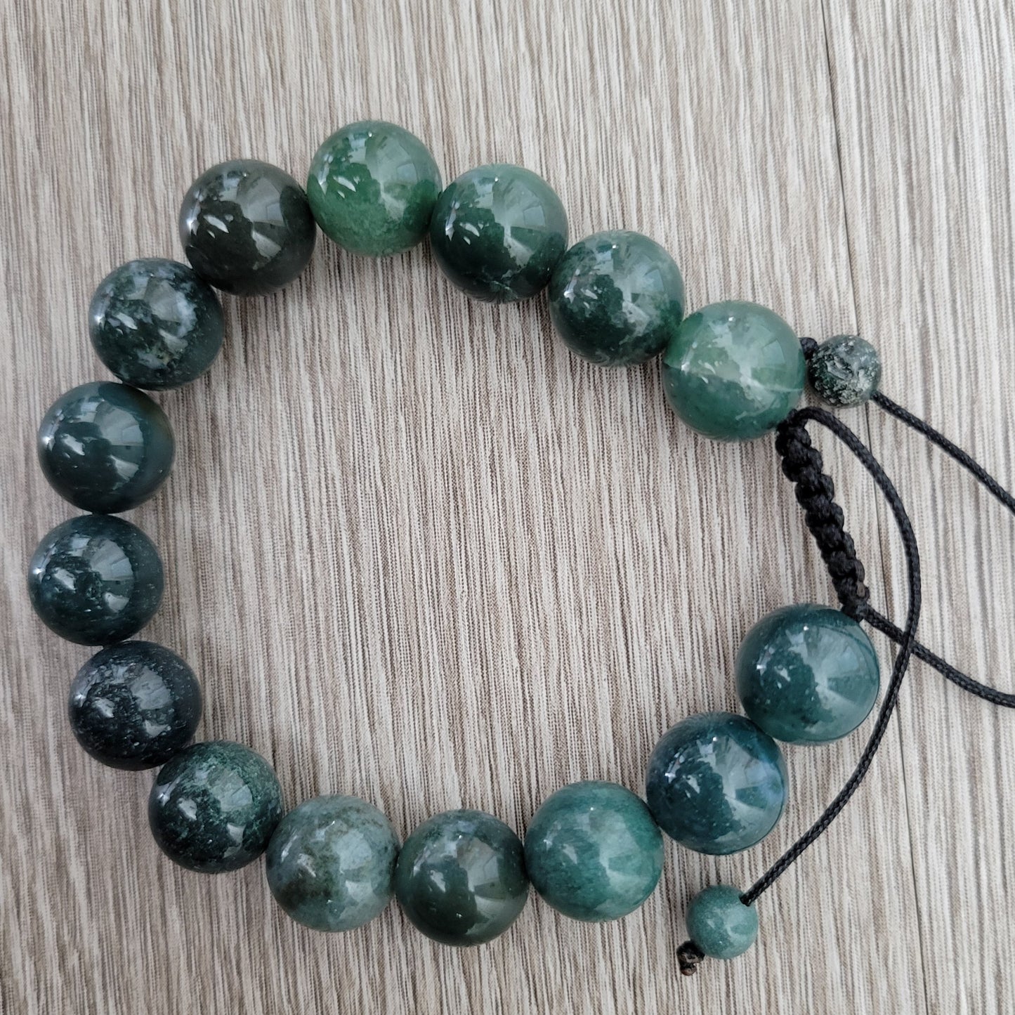 MOSS AGATE PULL 12MM PULL