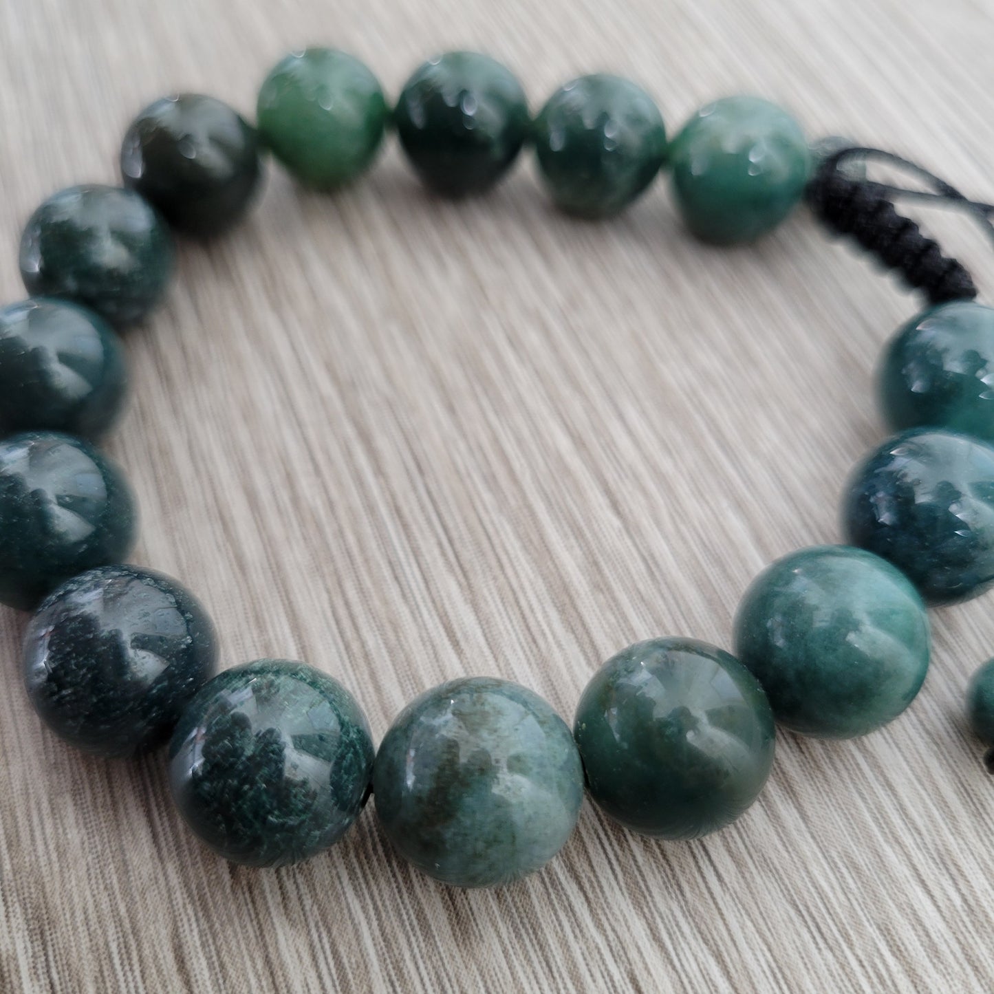 MOSS AGATE PULL 12MM PULL
