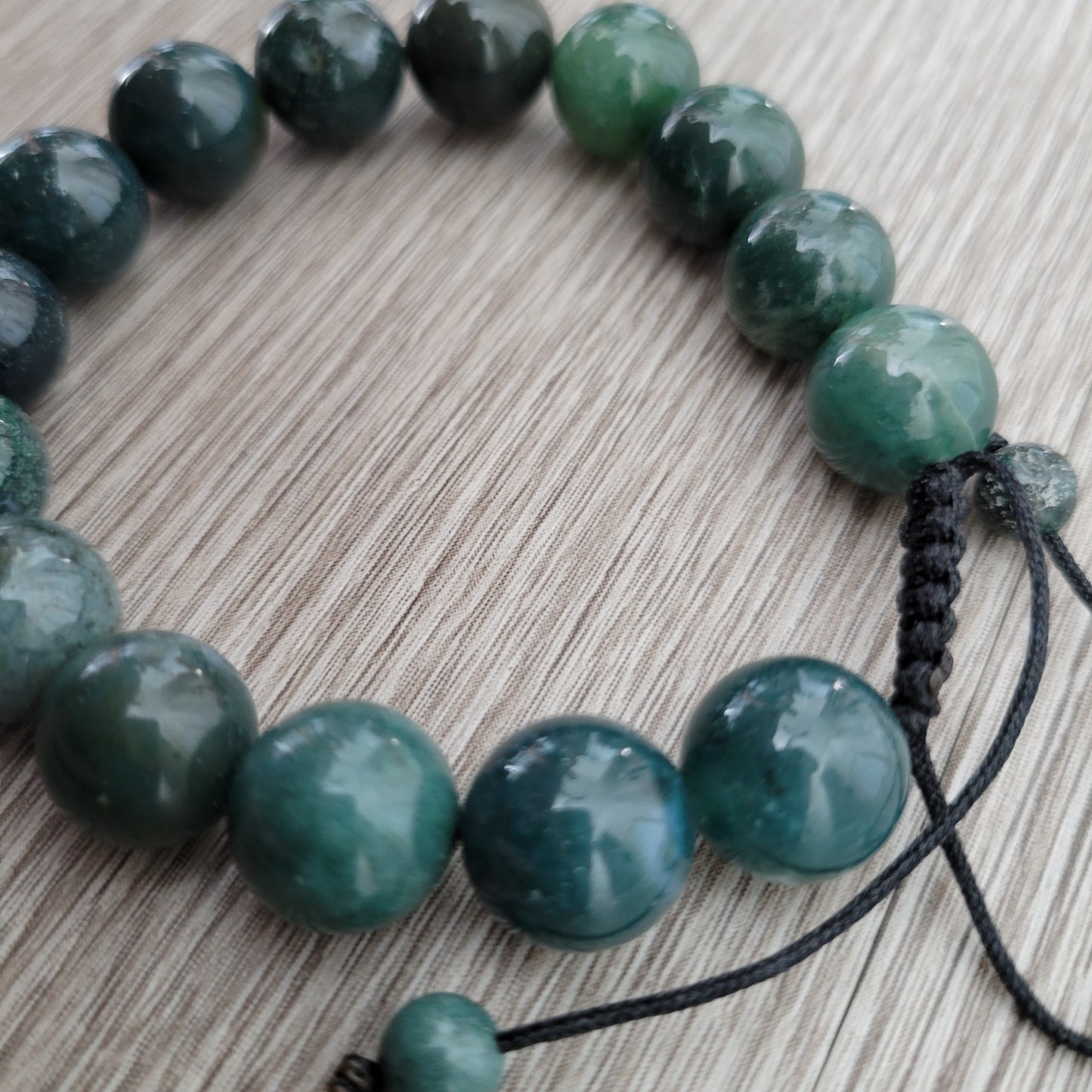 MOSS AGATE PULL 12MM PULL