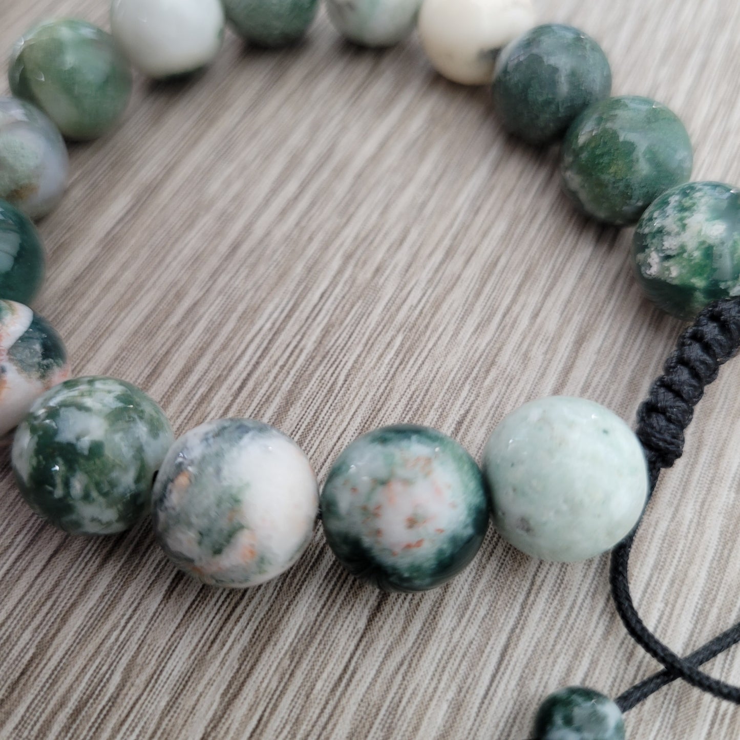 TREE LINE AGATE PULL 12MM PULL