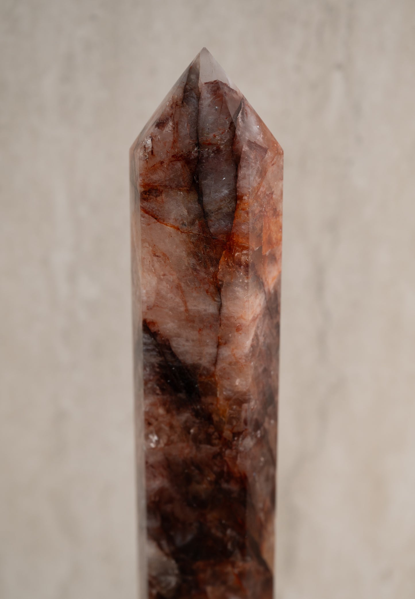 FIRE AGATE TOWER- 14"