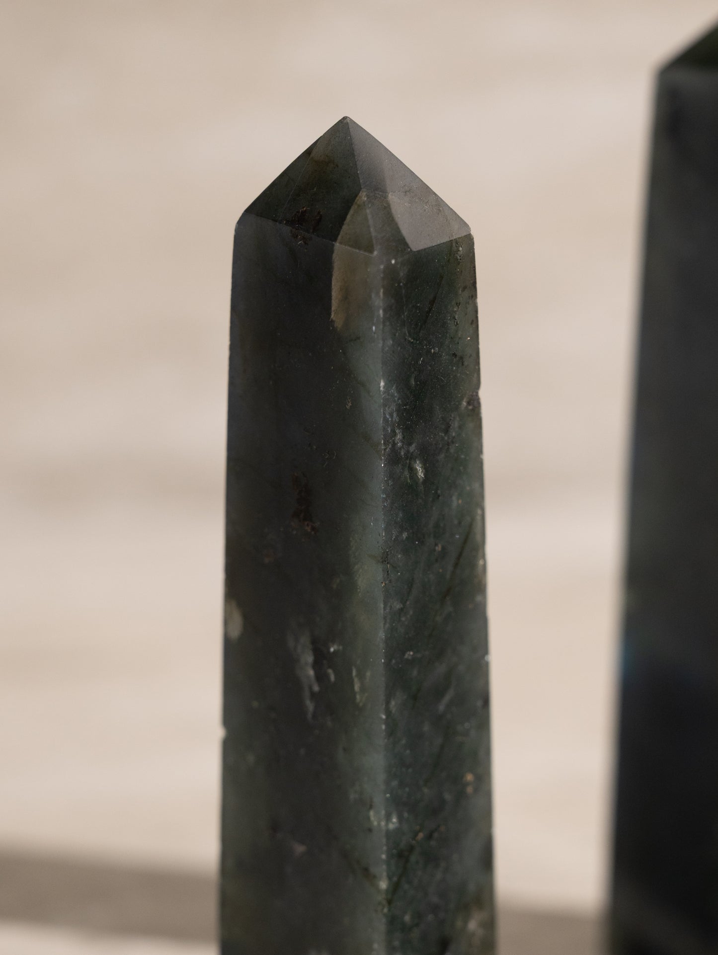 LABRADORITE TOWER- 3-4"