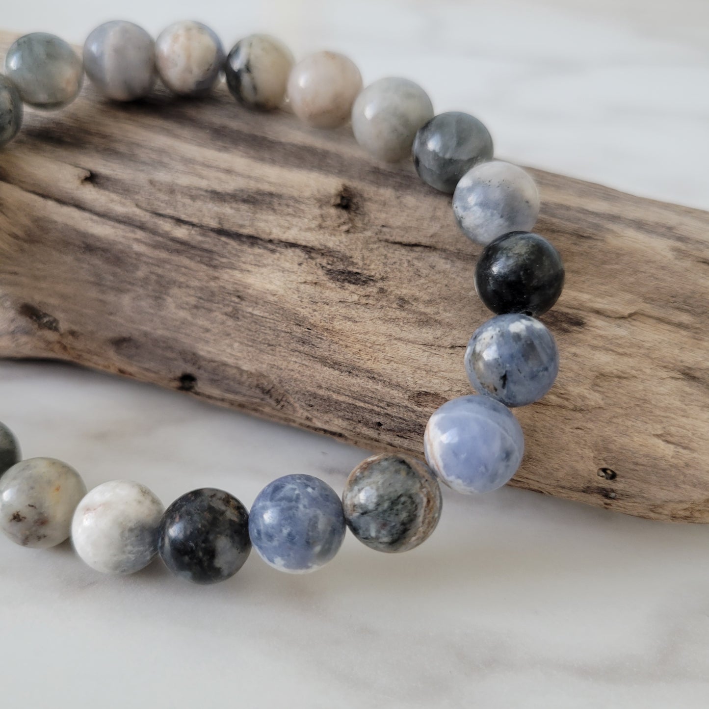 MENS 10MM SODALITE