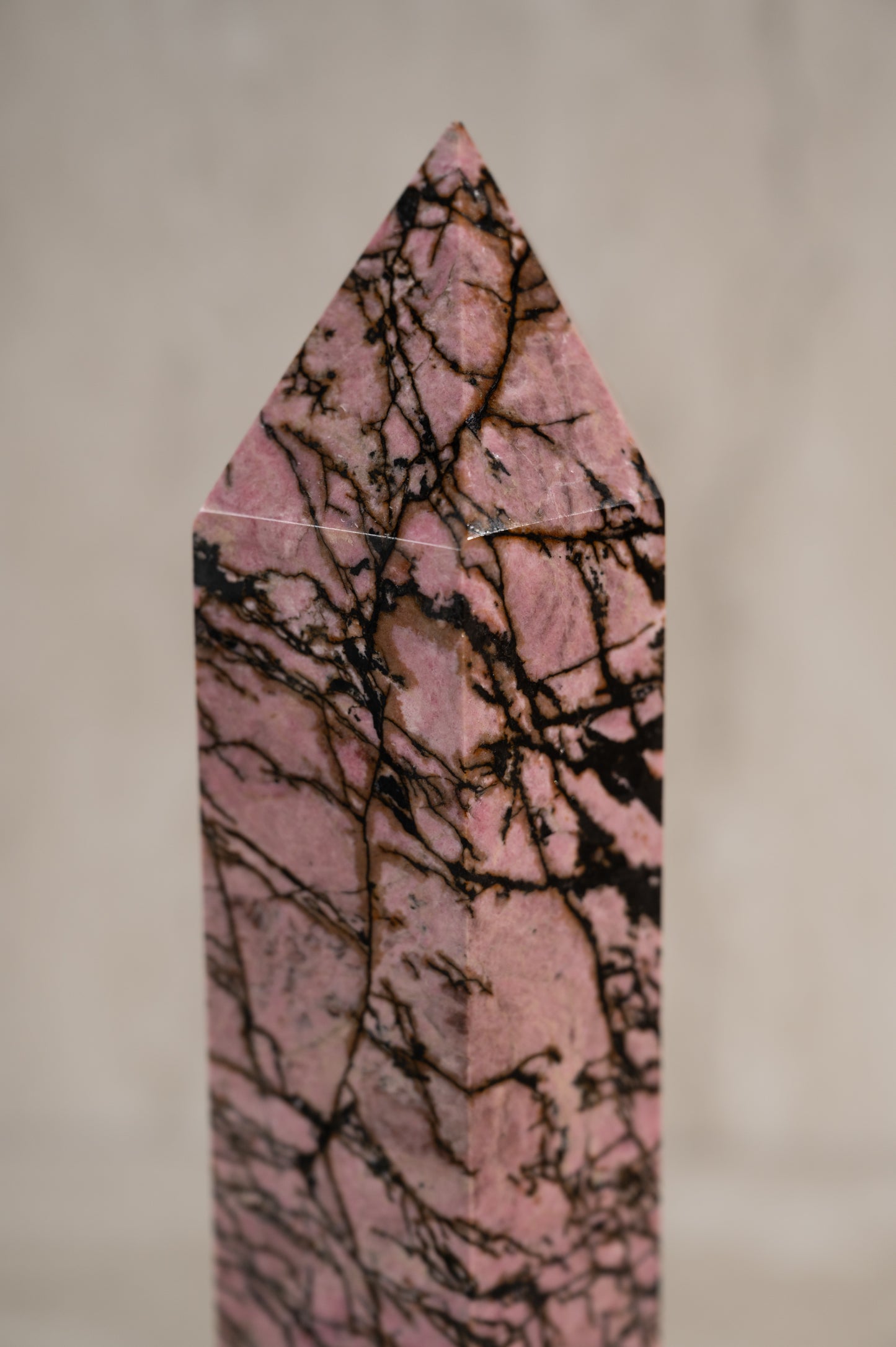 RHODONITE TOWER- 8-11"