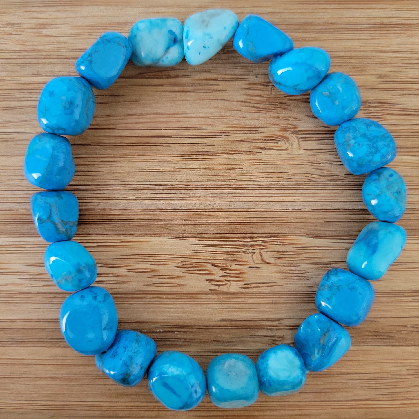 MENS 10MM TURQUOISE HOWLITE