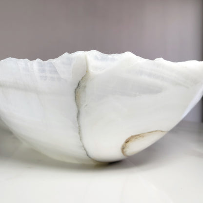 WHITE ONYX CANOE- 42"