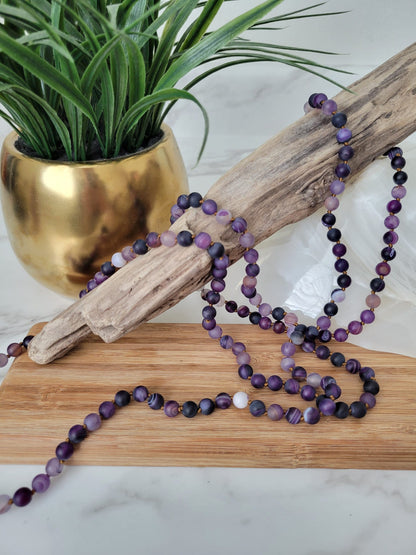 AMETHYST NECKLACE 60"