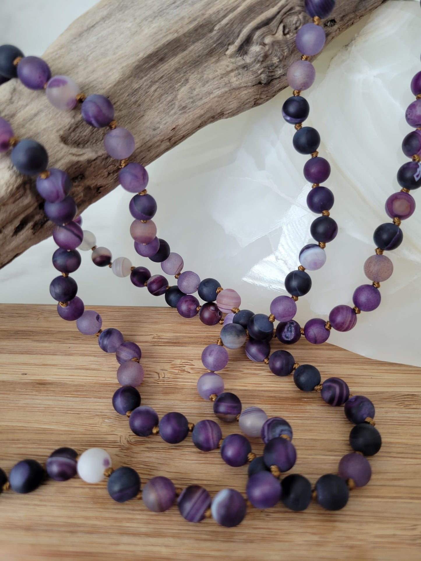 AMETHYST NECKLACE 60"