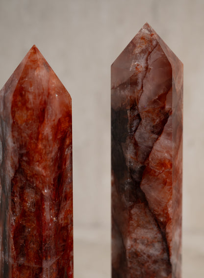 FIRE AGATE TOWER- 8-11"