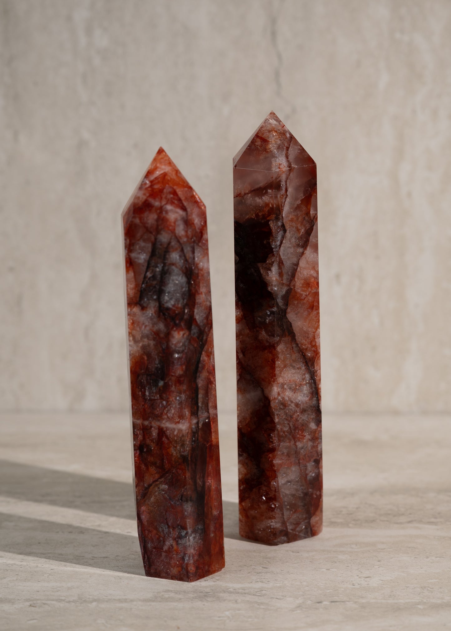 FIRE AGATE TOWER- 8-11"