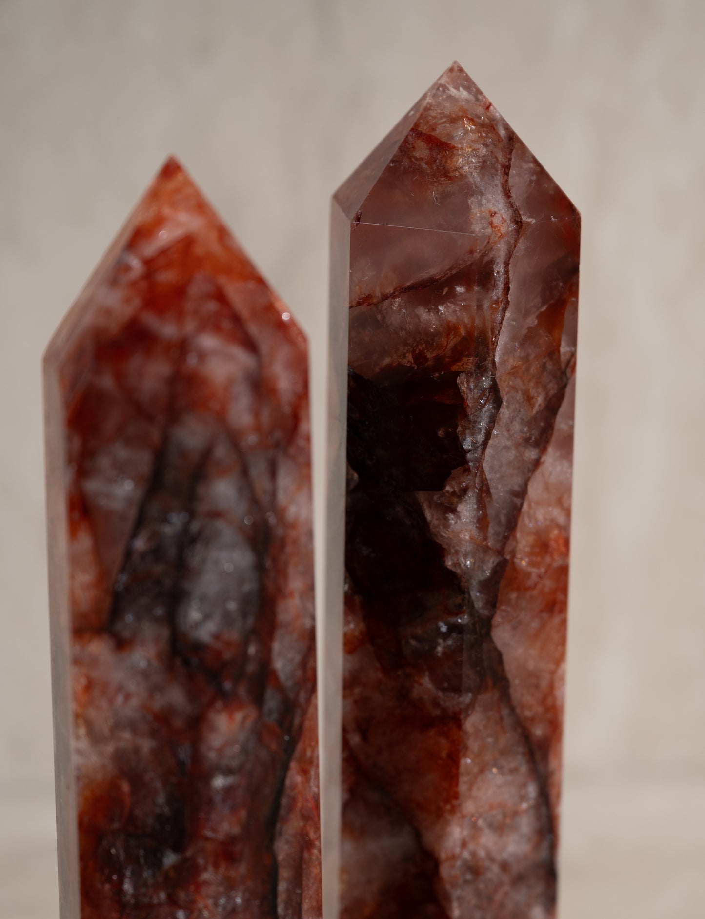 FIRE AGATE TOWER- 8-11"