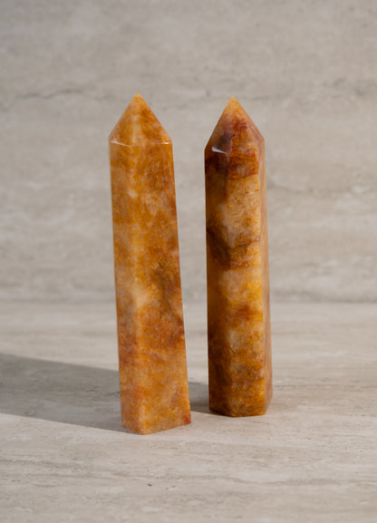HEMATOID QUARTZ TOWER- 5-7"