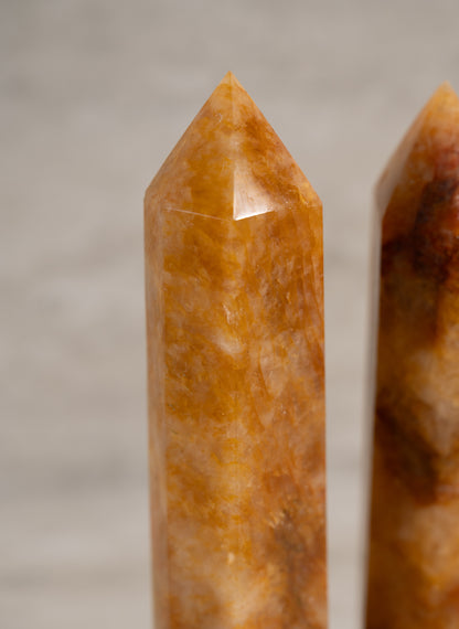 HEMATOID QUARTZ TOWER- 5-7"