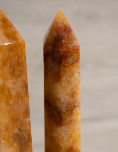 HEMATOID QUARTZ TOWER- 5-7"