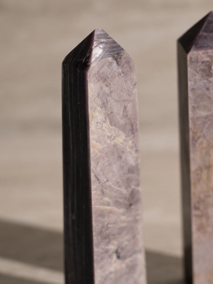 LEPIDOLITE TOWER- SET 5-7"