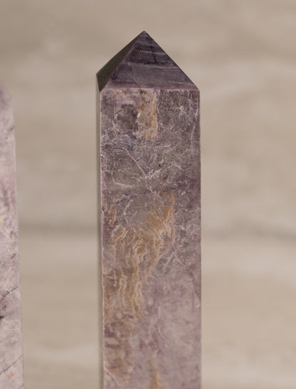 LEPIDOLITE TOWER- SET 5-7"
