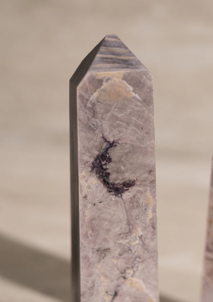 LEPIDOLITE TOWER- SET 5-7"