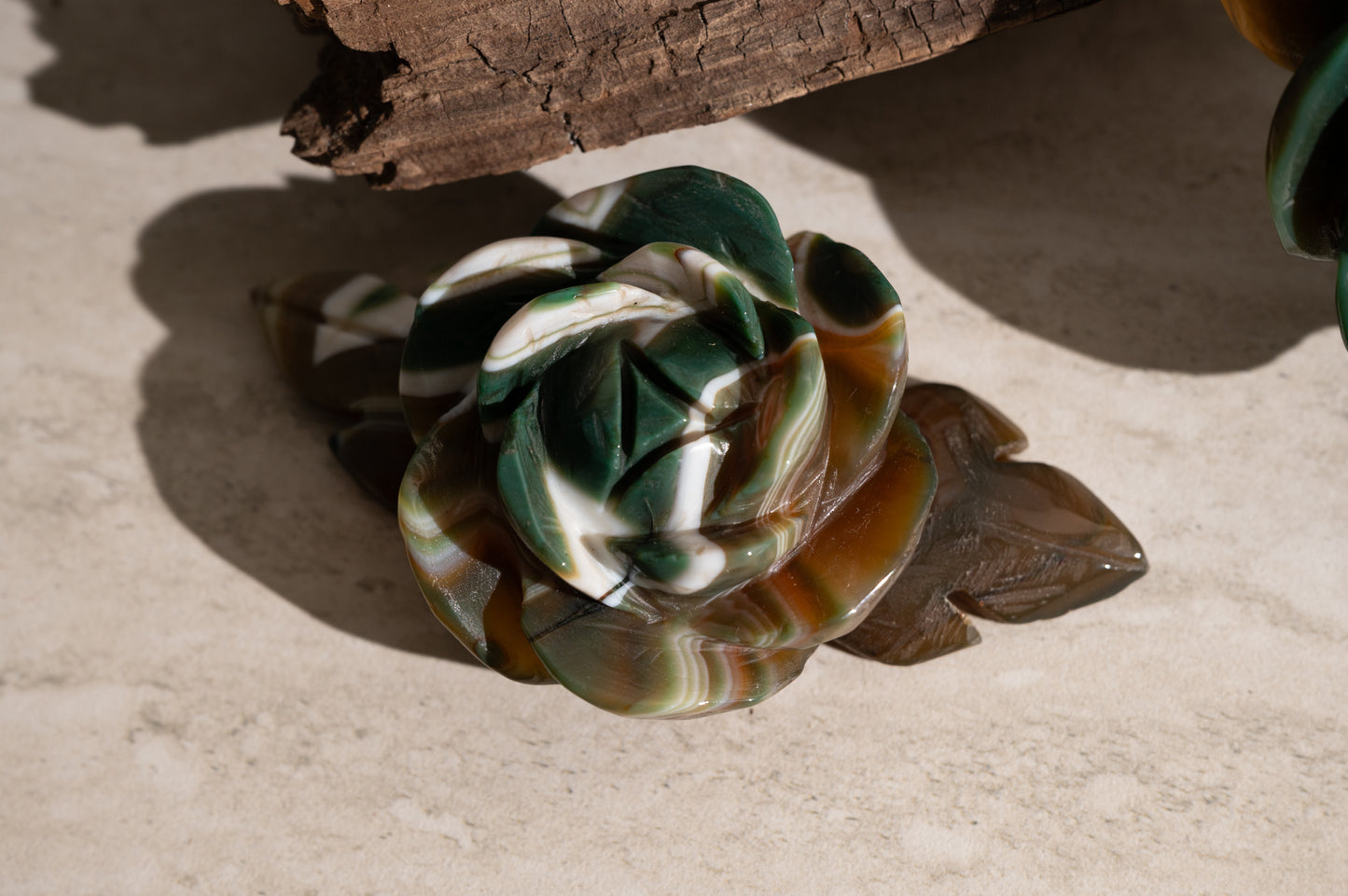 MOSS AGATE FLOWER