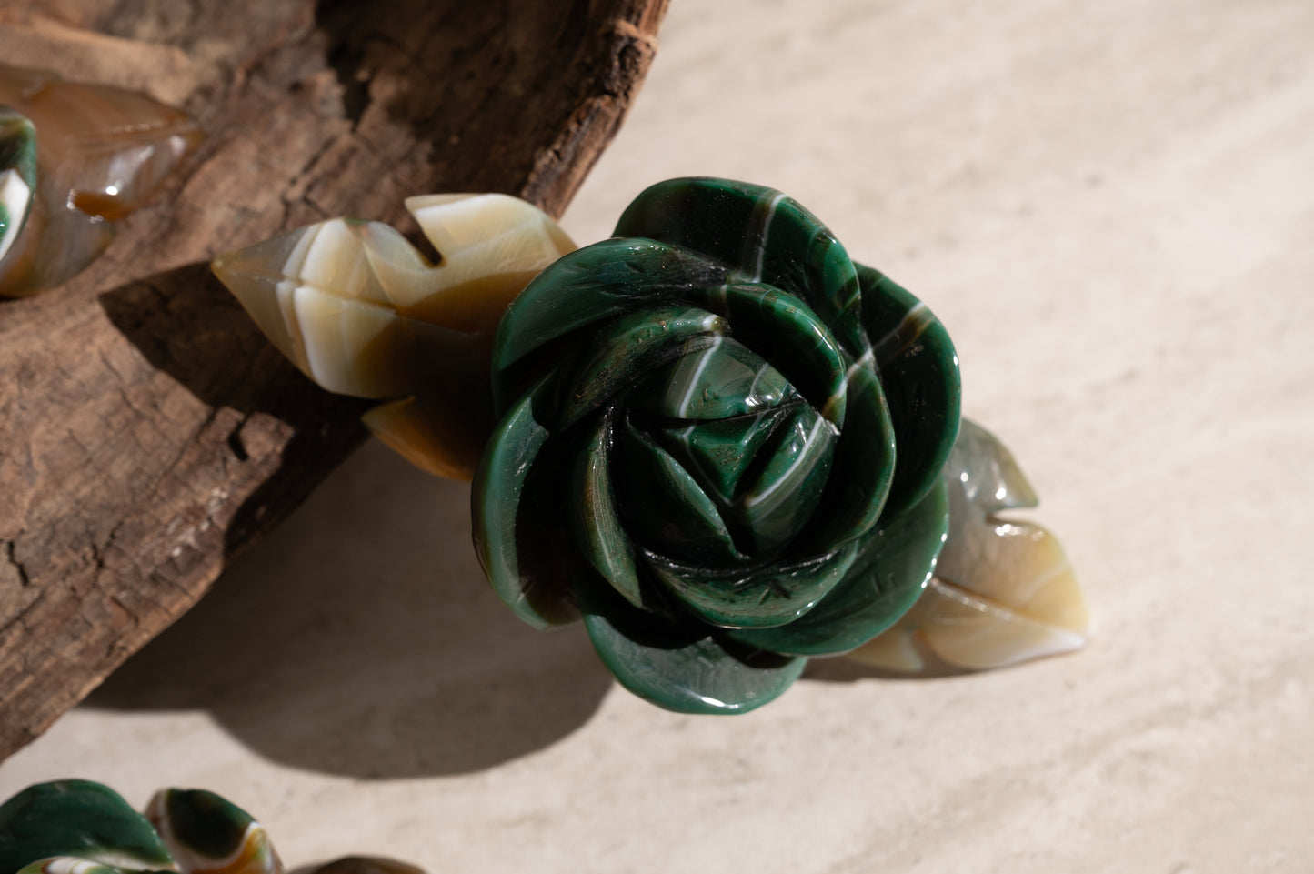 MOSS AGATE FLOWER