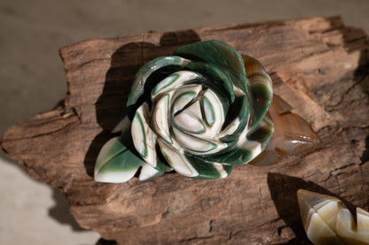 MOSS AGATE FLOWER