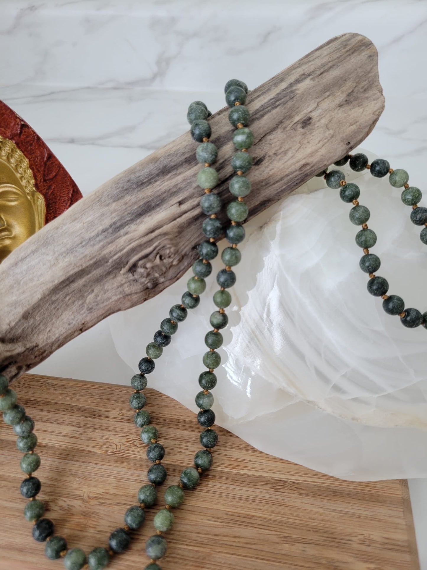 OLIVE JADE NECKLACE