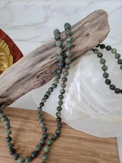 OLIVE JADE NECKLACE