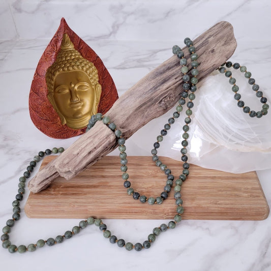 OLIVE JADE NECKLACE