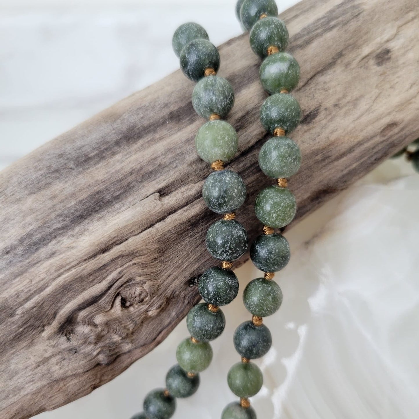 OLIVE JADE NECKLACE