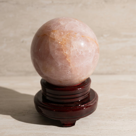ROSE QUARTZ SPHERE