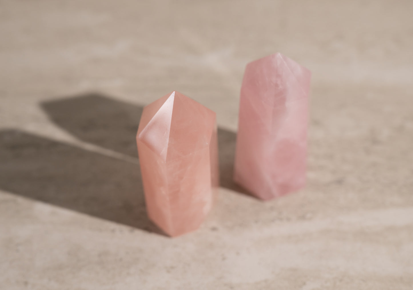 ROSE QUARTZ TOWER- 1-2"