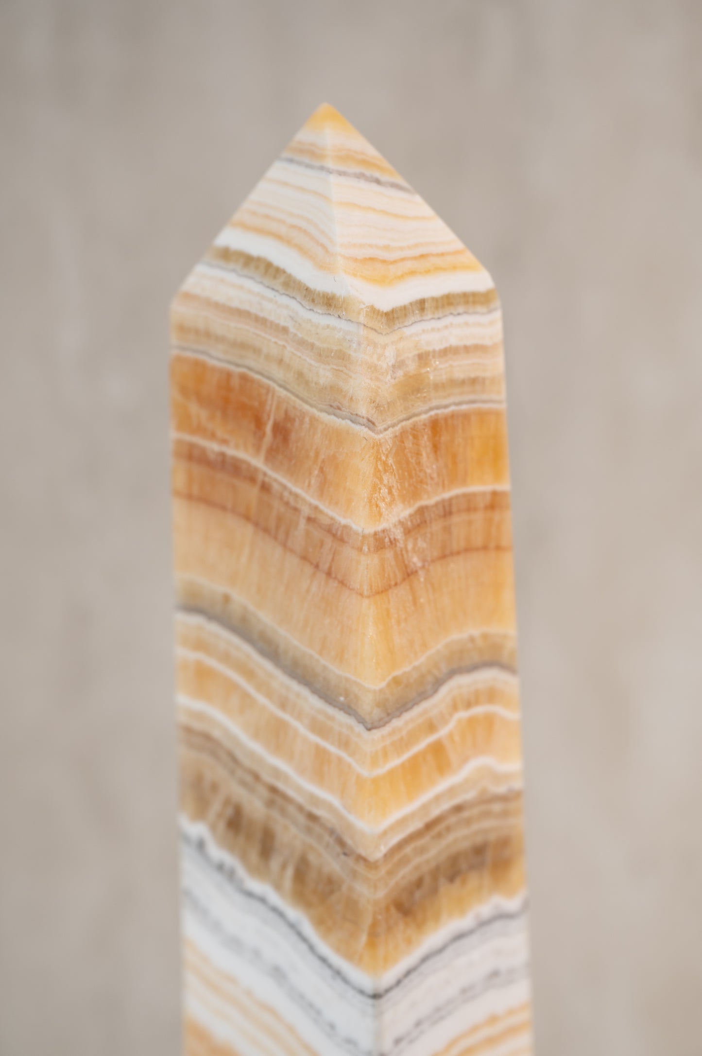 ZEBRA CALCITE TOWER- 8-11"