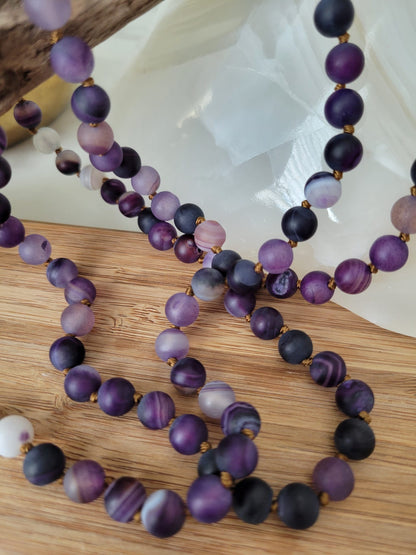 AMETHYST NECKLACE 60"