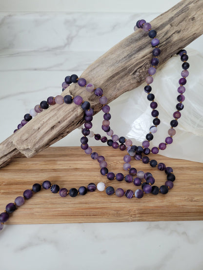 AMETHYST NECKLACE 60"