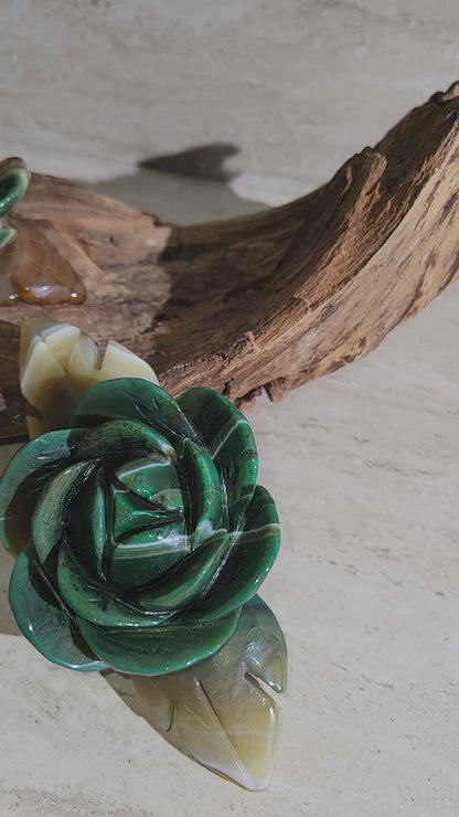MOSS AGATE FLOWER