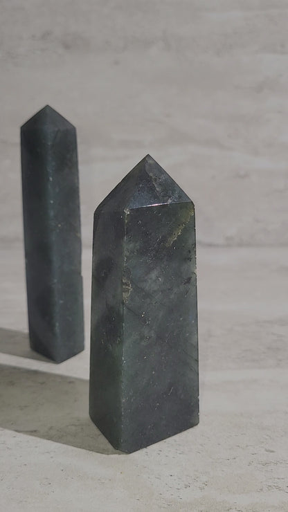 LABRADORITE TOWER- 3-4"