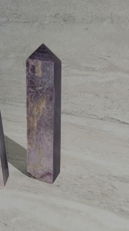 LEPIDOLITE TOWER- SET 5-7"