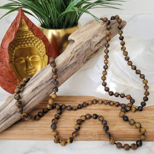 TIGERS EYE NECKLACE 60"