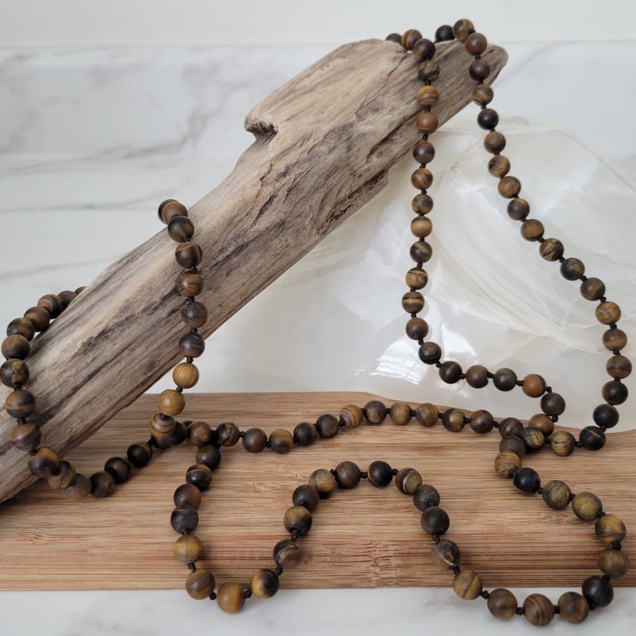 TIGERS EYE NECKLACE 60"
