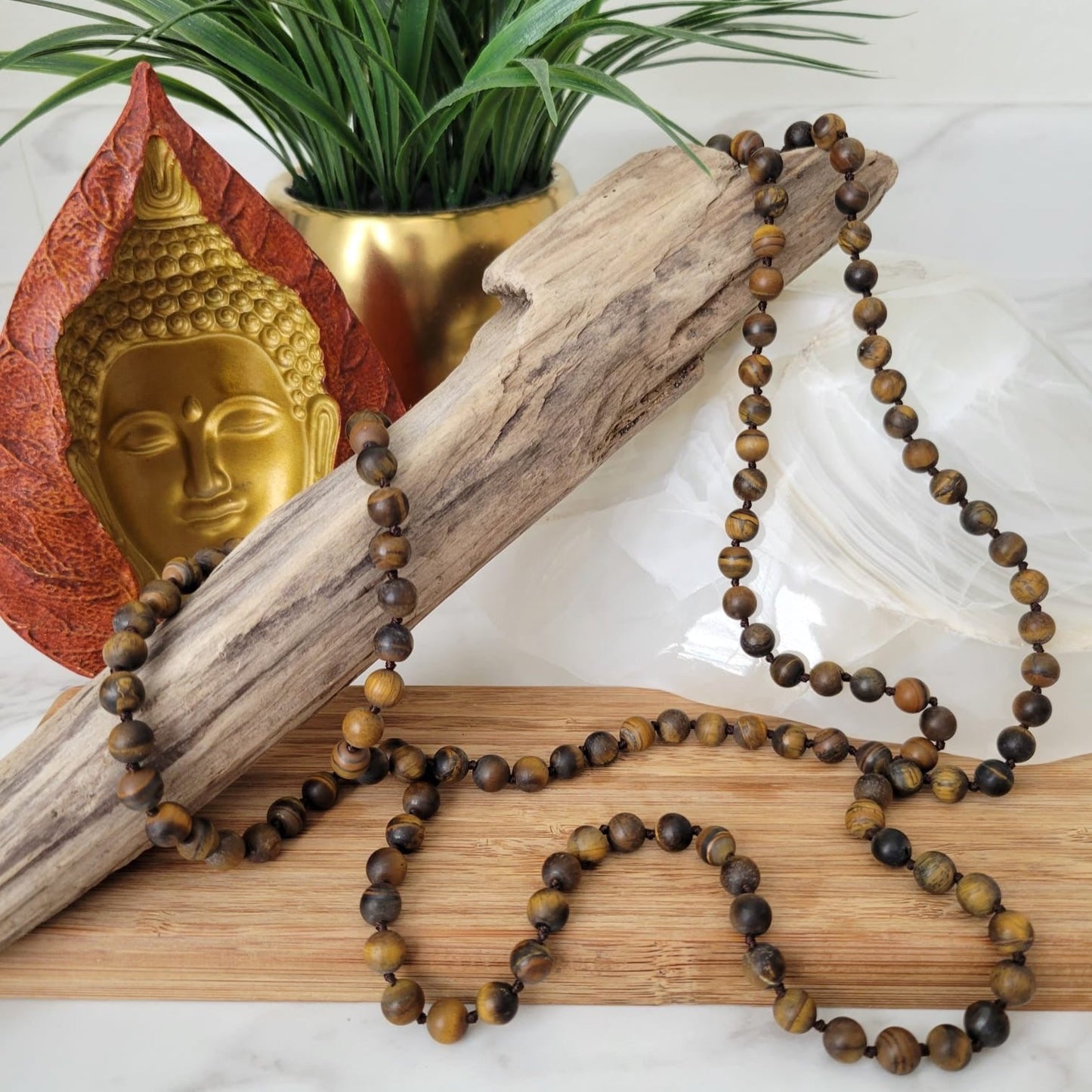 TIGERS EYE NECKLACE 60"