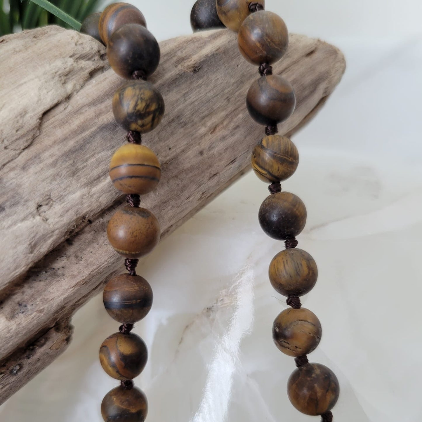 TIGERS EYE NECKLACE 60"